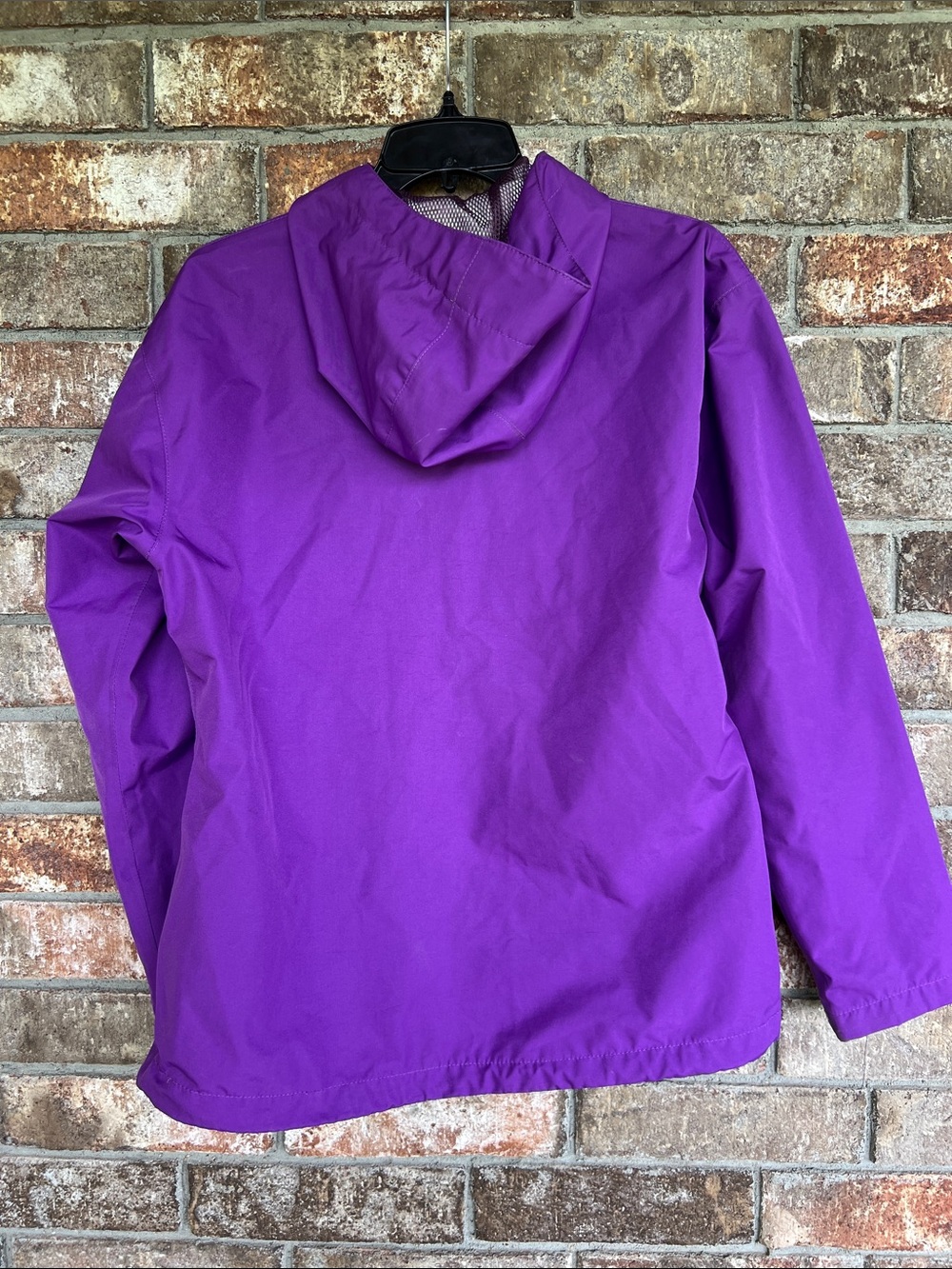 Helly Hansen Outdoor Purple Hooded Full Zip Rain Coat Jacket Women’s Size M - Picture 11 of 13